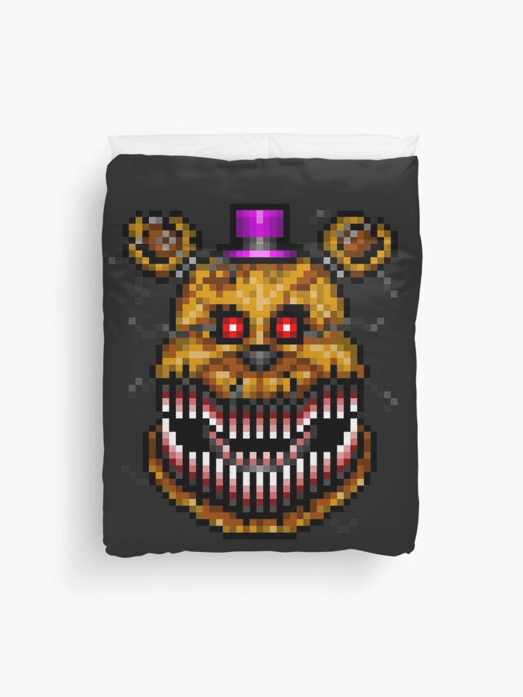 Five Nights at Freddys 4 - Nightmare! - Pixel art Art Print for Sale by  GEEKsomniac