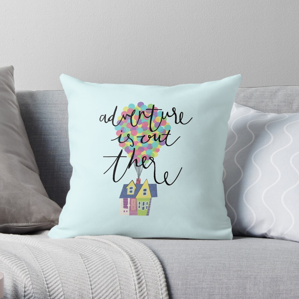 Adventure is out there Throw Pillow