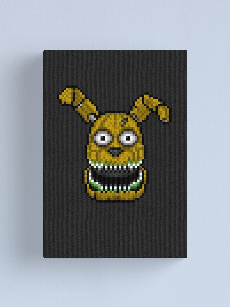 FNAF pixel art Canvas Print