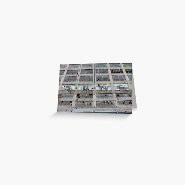 #architecture #modern #business #window #concrete #office #facade #city #apartment #finance #horizontal #colorimage #wide #builtstructure #glassmaterial #constructionindustry #nopeople #building Greeting Card