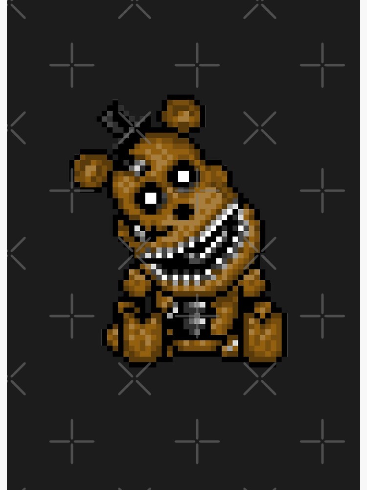 Five Nights at Freddys 4 - Mini Freddy - Pixel art Art Board Print for  Sale by GEEKsomniac