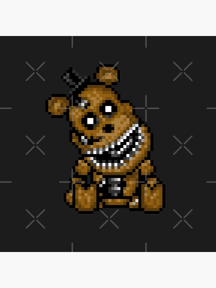 Como dibujar a fredbear de five nights at freddy's 4