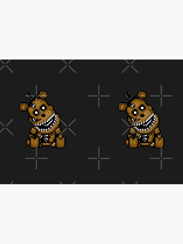 Five Nights at Freddys 4 - Nightmare Fredbear - Pixel art Poster for Sale  by GEEKsomniac