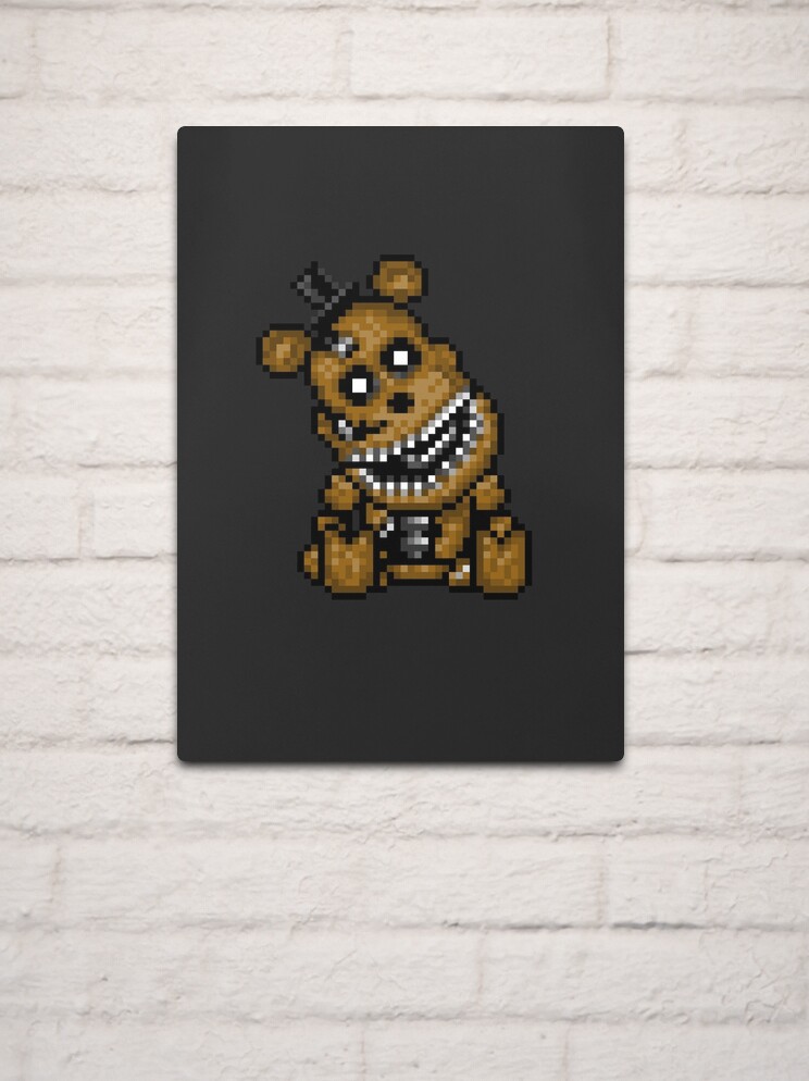 Five Nights at Freddys 4 - Mini Freddy - Pixel art Postcard for