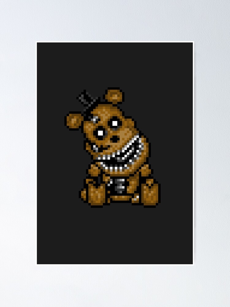 Five Nights at Freddys 4 - Mini Freddy - Pixel art Poster for Sale by  GEEKsomniac