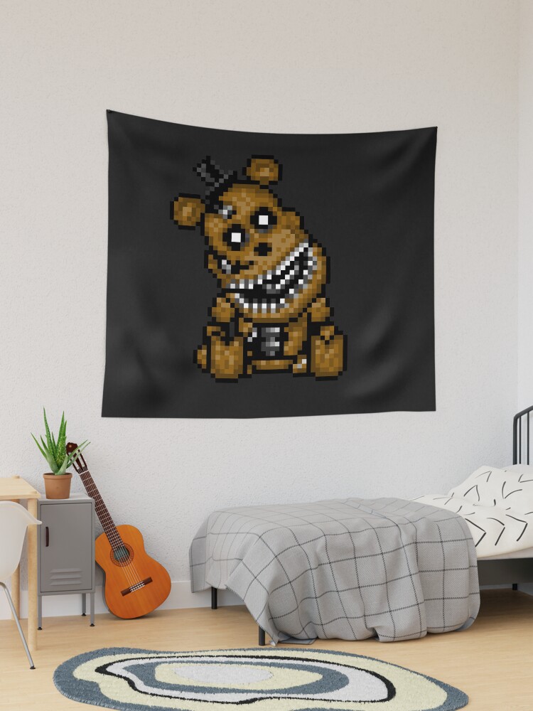 Five Nights at Freddys 4 - Mini Freddy - Pixel art Poster for