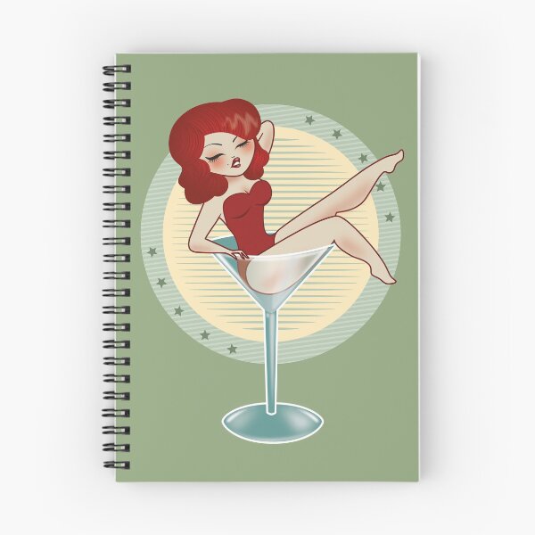 Item preview, pin up vintage designed and sold by Miss-Cactus-Art.