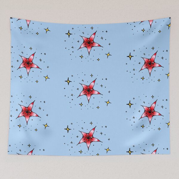 Item preview, Star Flower (red) designed and sold by BHSGraphics.
