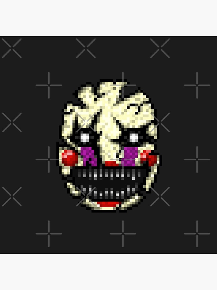 Nightmare Puppet Five Nights at Freddys Pixel art Tote Bag