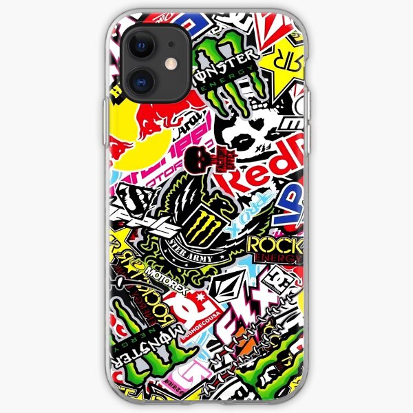 Sticker Logo Collage iPhone Soft Case