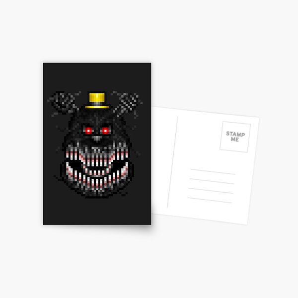 FIVE NIGHTS AT FREDDY'S 4- Nightmare Freddy Postcard for Sale by acidiic