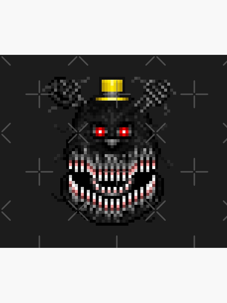 Five Nights at Freddys 4 - Nightmare Freddy - Pixel art Magnet for Sale by  GEEKsomniac