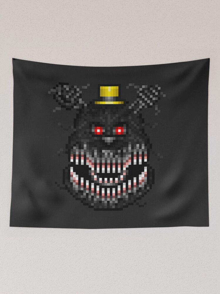 Five Nights at Freddys 4 - Nightmare Fredbear - Pixel art Sticker for Sale  by GEEKsomniac