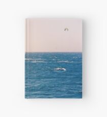 Windsurfers sailing in the Red Sea Hardcover Journal