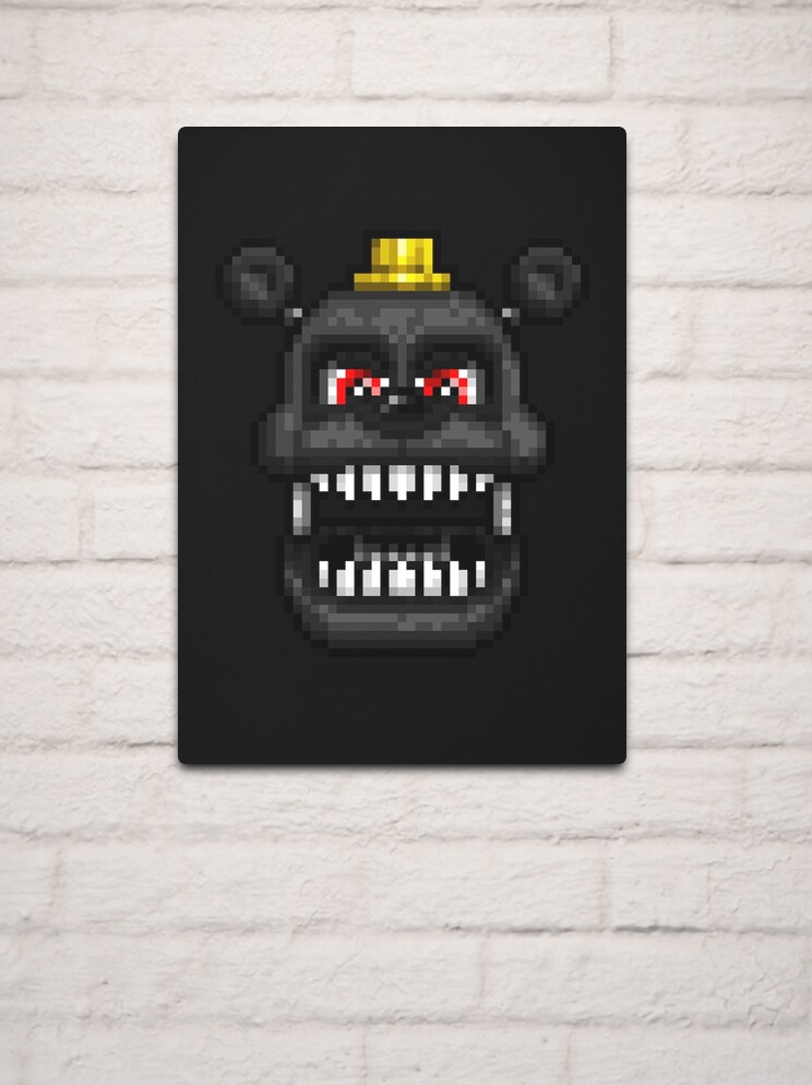 Adventure Nightmare Fredbear - FNAF World - Pixel Art Art Print for Sale  by GEEKsomniac