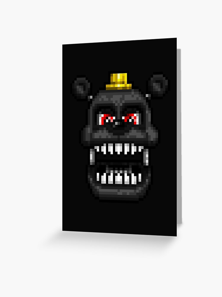 Adventure Nightmare - FNAF World - Pixel Art | Greeting Card