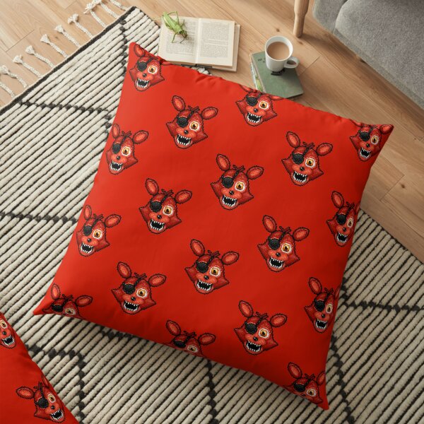 Adventure Foxy - FNAF World - Pixel Art Floor Pillow