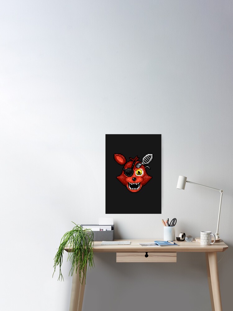 Adventure Withered Foxy - FNAF World - Pixel Art Photographic Print for  Sale by GEEKsomniac