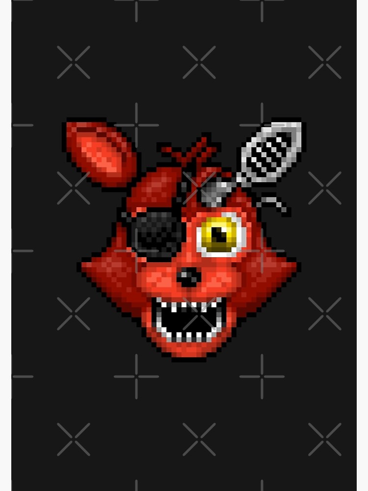 Adventure Withered Foxy - FNAF World - Pixel Art Photographic Print for  Sale by GEEKsomniac