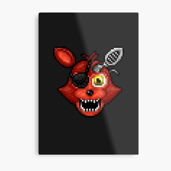 Adventure Withered Foxy - FNAF World - Pixel Art Photographic Print for  Sale by GEEKsomniac