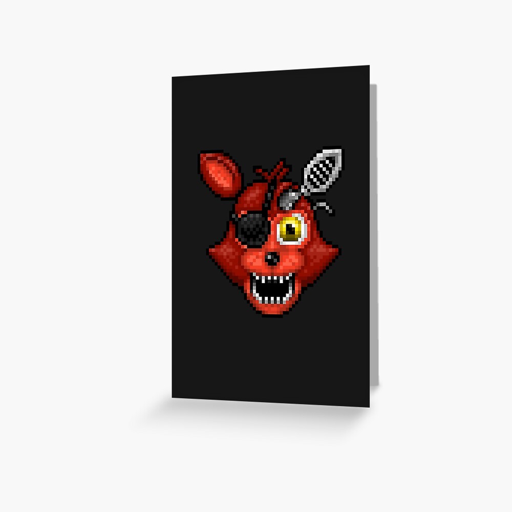 Withered foxy pixel art