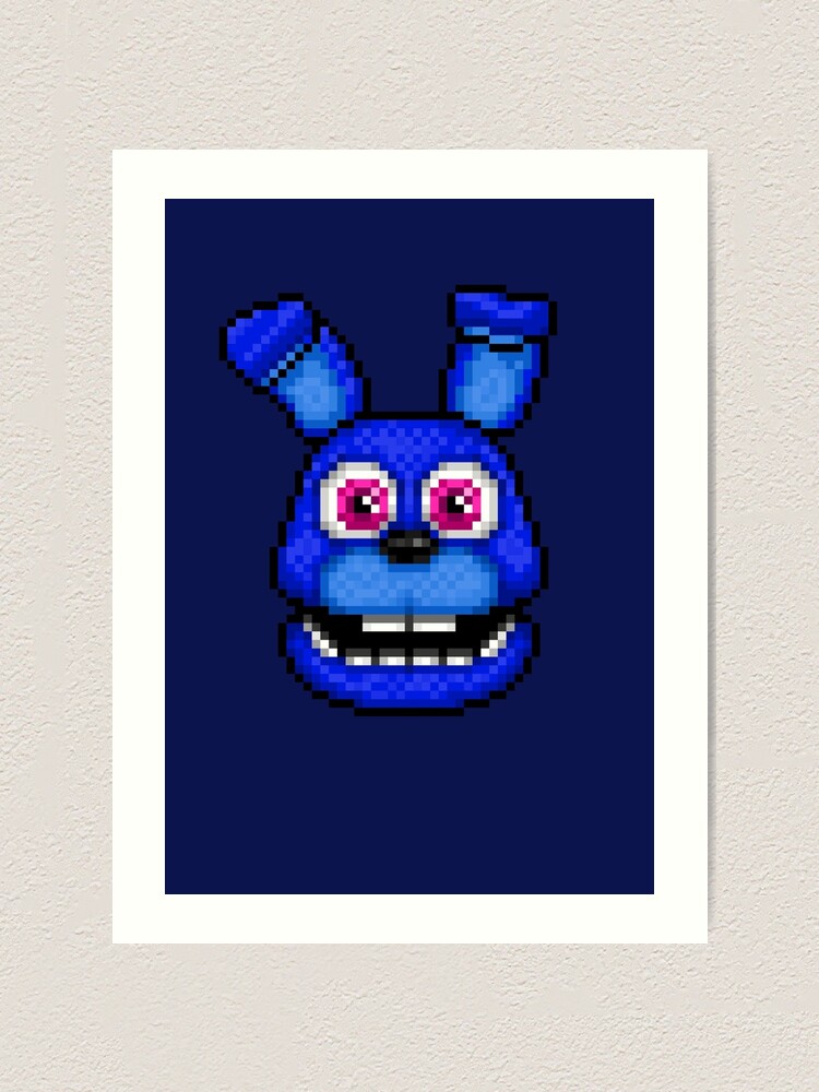 Five Nights at Freddy's 2 - Pixel art - Toy Bonnie Art Board Print for  Sale by GEEKsomniac