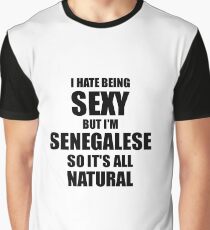 Sexy Senegalese Husband Boyfriend Wife Senegal Pride Funny Gift Graphic T-Shirt