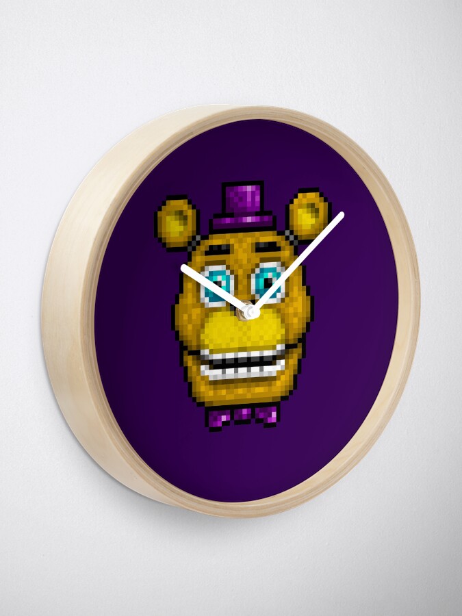 Adventure Nightmare Fredbear - FNAF World - Pixel Art Art Print for Sale  by GEEKsomniac