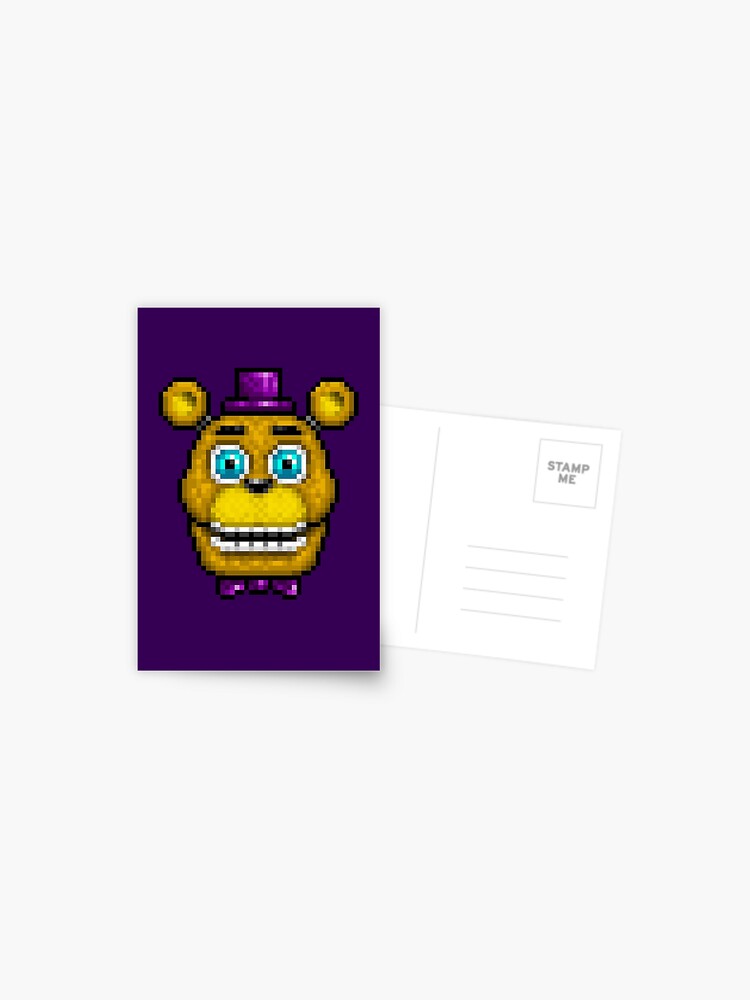 Adventure Nightmare Fredbear - FNAF World - Pixel Art Art Print for Sale  by GEEKsomniac