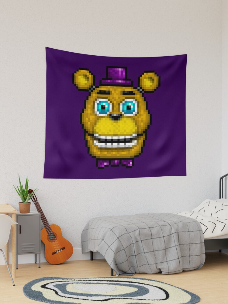 Adventure Nightmare Fredbear - FNAF World - Pixel Art Photographic Print  for Sale by GEEKsomniac