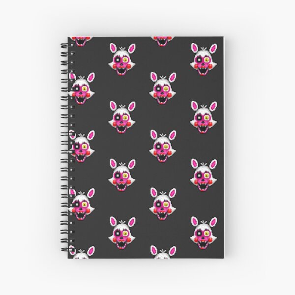 Fnaf World Adventure Mangle Pixel Art Spiral Notebook By Geeksomniac Redbubble 5827