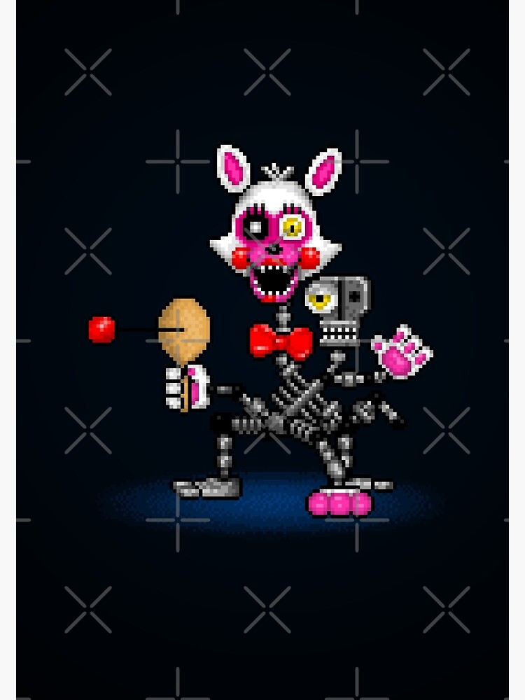 Fnaf World Adventure Mangle Pixel Art Metal Print For Sale By Geeksomniac Redbubble 5792