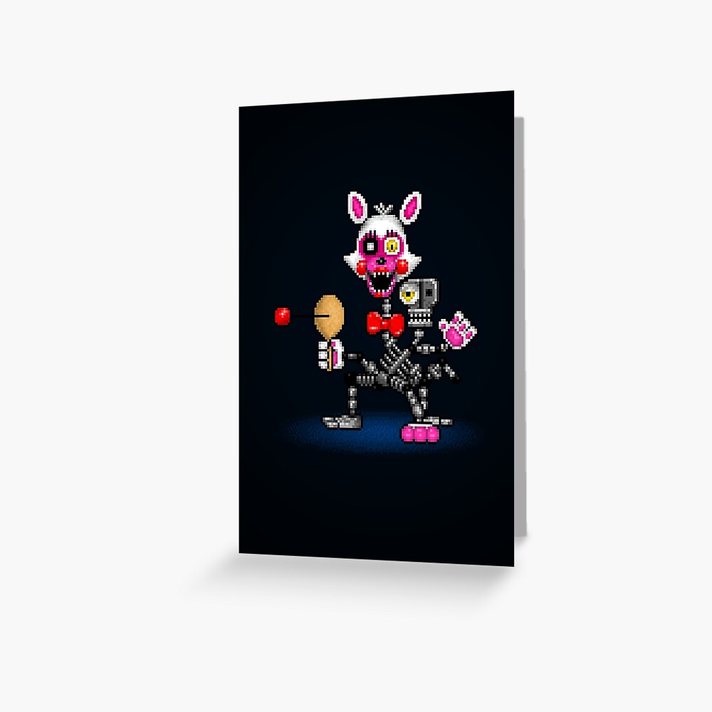 Fnaf World Adventure Mangle Pixel Art Greeting Card For Sale By Geeksomniac Redbubble 8300