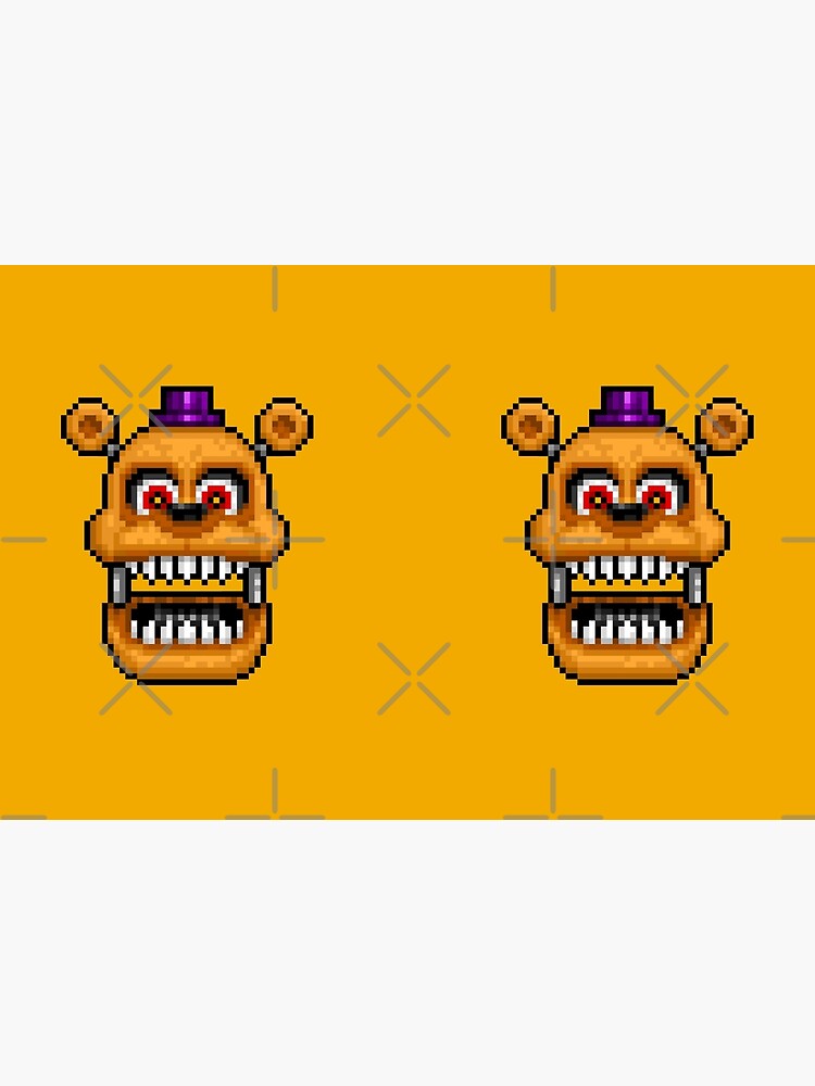 Adventure Nightmare Freddy - FNAF World - Pixel Art Art Board Print for  Sale by GEEKsomniac