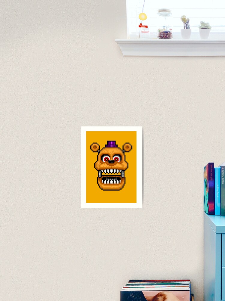 Adventure Nightmare Fredbear - FNAF World - Pixel Art Baby One-Piece for  Sale by GEEKsomniac