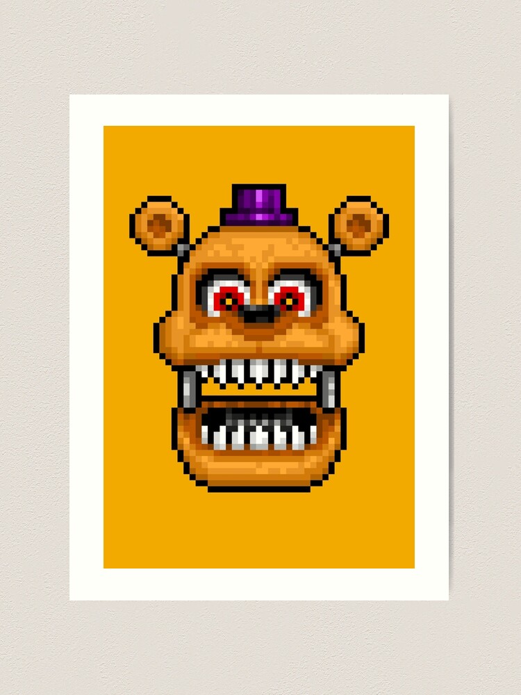 Pixilart - nightmare fredbear by fnafeyesyes