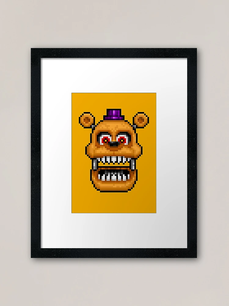 Adventure Nightmare Fredbear - FNAF World - Pixel Art Baby One-Piece for  Sale by GEEKsomniac