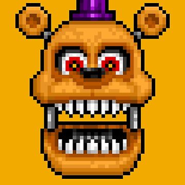 Adventure Nightmare Fredbear - FNAF World - Pixel Art Baby One-Piece for  Sale by GEEKsomniac