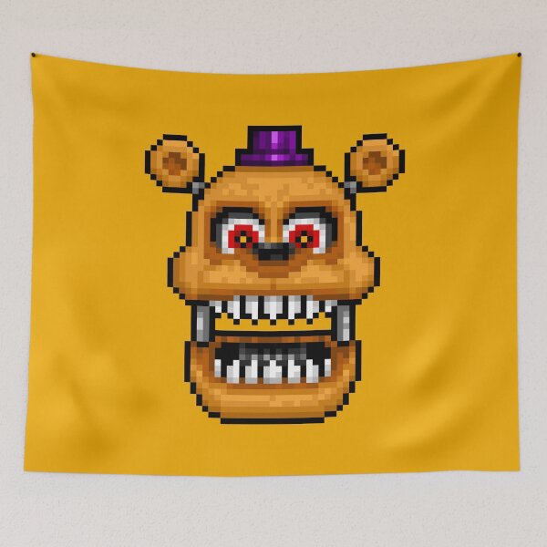 Item preview, Adventure Nightmare Fredbear - FNAF World - Pixel Art designed and sold by GEEKsomniac.