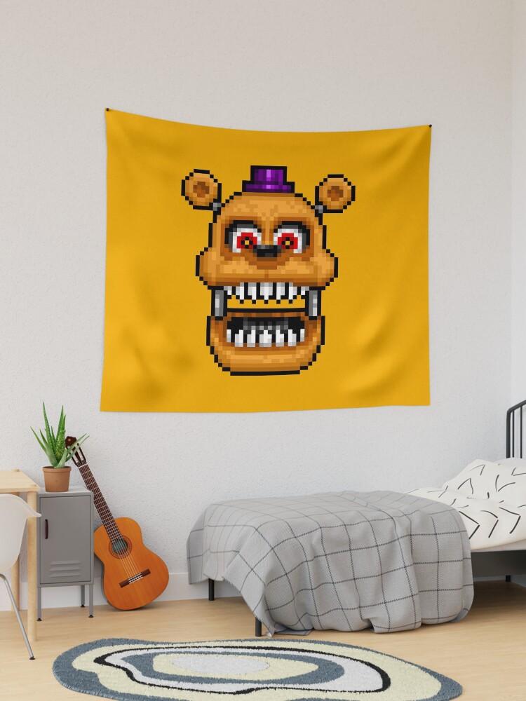 Five Nights at Freddys 4 - Nightmare Fredbear - Pixel art Poster for Sale  by GEEKsomniac