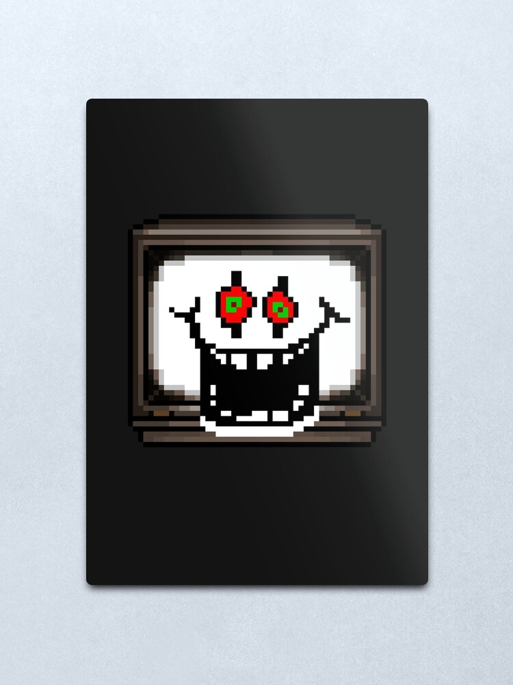 Flowey Omega Undertale Pixel Art Metal Print By Geeksomniac Redbubble