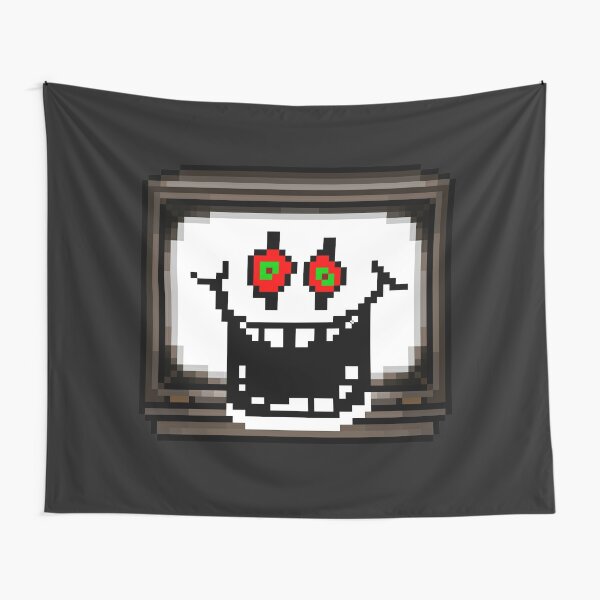 Flowey Omega Undertale Pixel Art Tapestry By Geeksomniac Redbubble