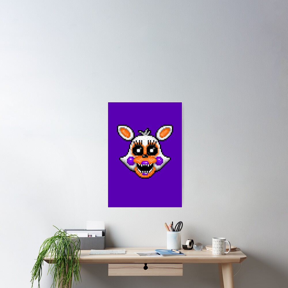 Lolbit - FNAF World - Pixel Art Art Board Print for Sale by