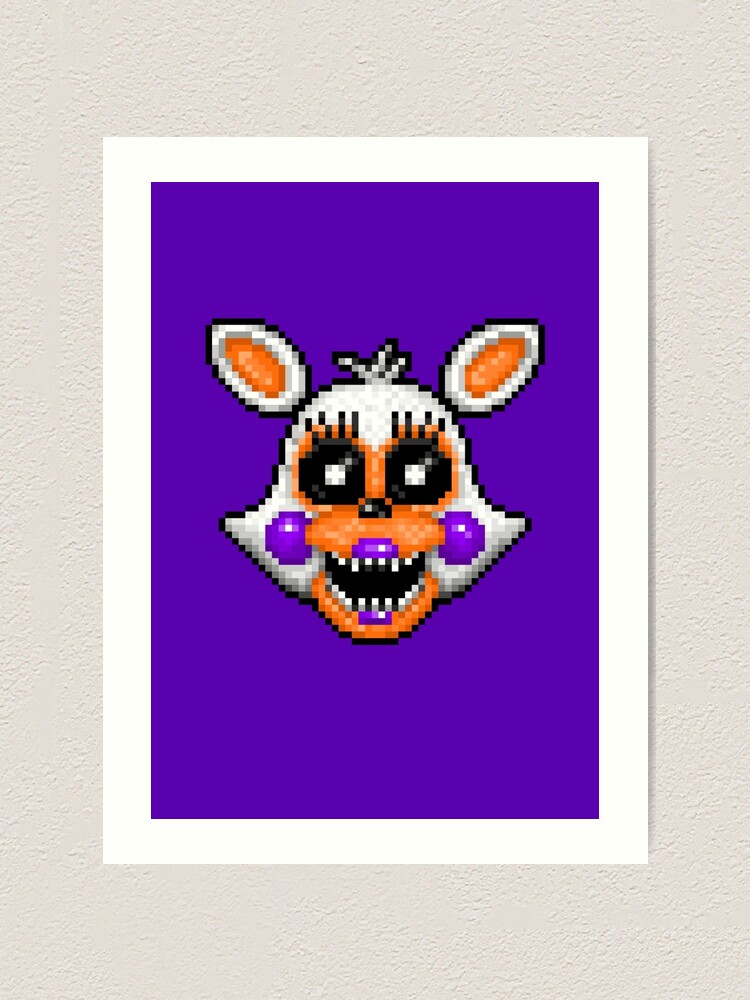 Adventure Nightmare Fredbear - FNAF World - Pixel Art Art Print for Sale  by GEEKsomniac