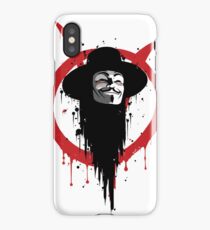 V for Vendetta Ink iPhone Case