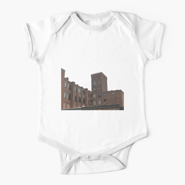 #town #facade #architecture #city #sky #outdoors #brick #old #ancient #religion #tower #horizontal #colorimage #famousplace #locallandmark #nationallandmark #residentialdistrict #nopeople Short Sleeve Baby One-Piece