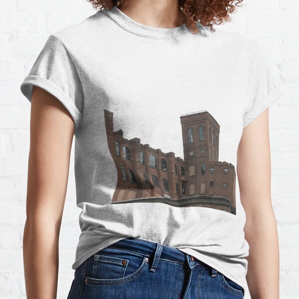 #town #facade #architecture #city #sky #outdoors #brick #old #ancient #religion #tower #horizontal #colorimage #famousplace #locallandmark #nationallandmark #residentialdistrict #nopeople Classic T-Shirt