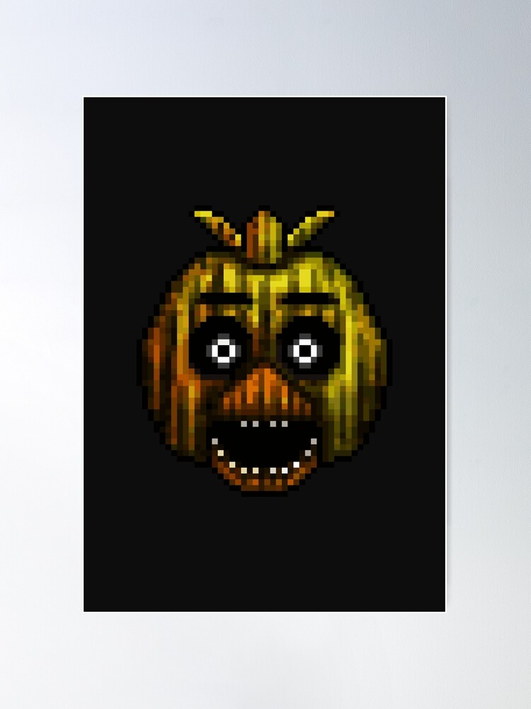 Five Nights at Freddy's 3 - Pixel art - Phantom Foxy Poster for Sale by  GEEKsomniac