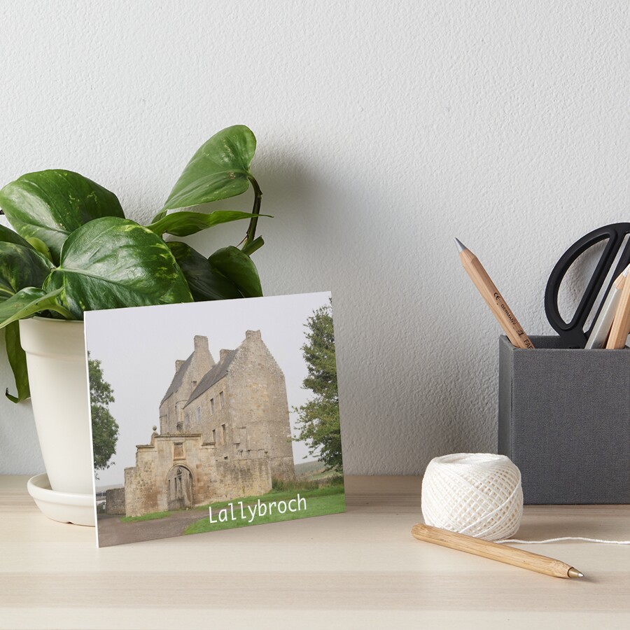 Midhope Castle , near Edinburgh , Scotland Art Board Print