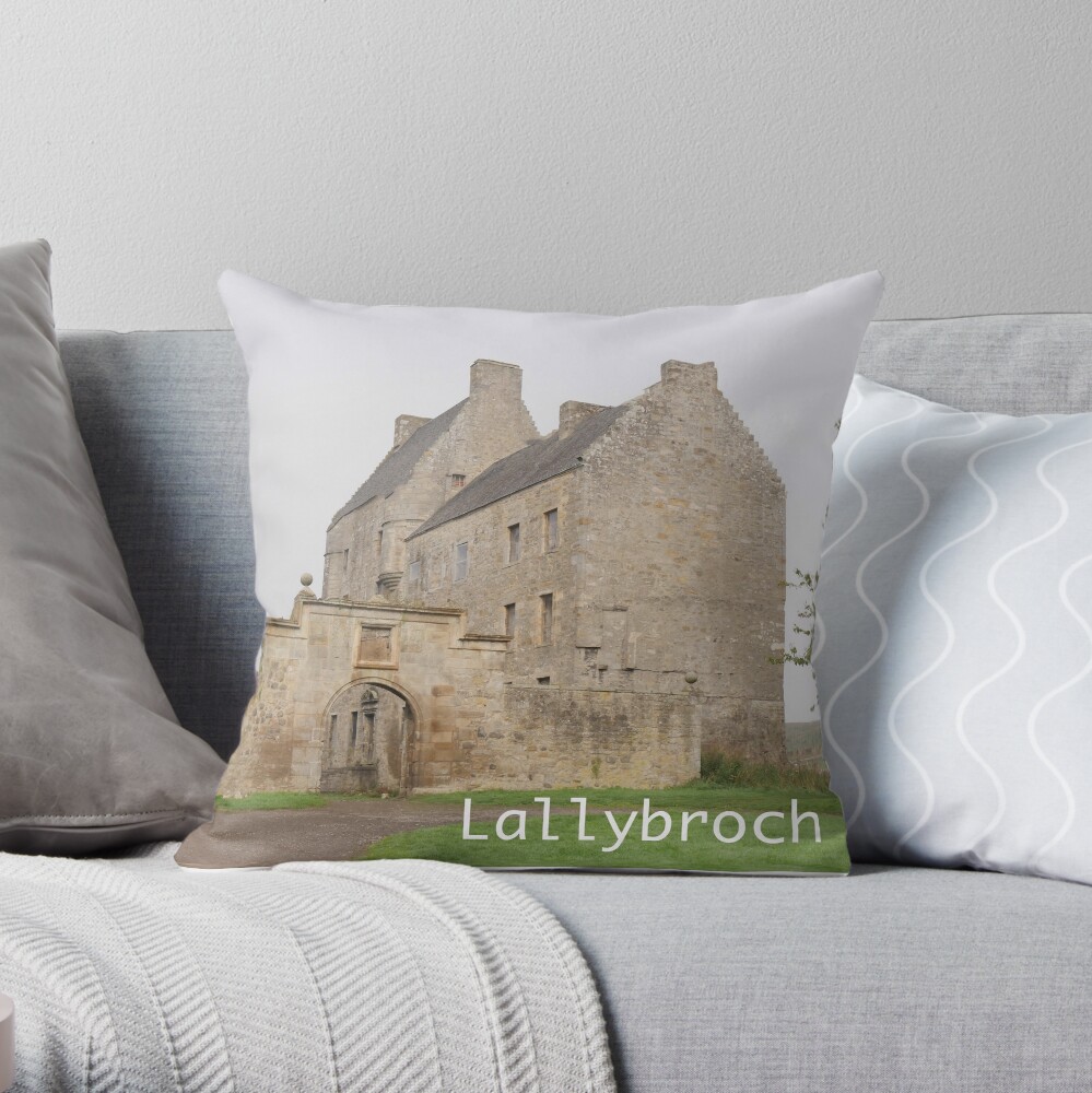 Midhope Castle , near Edinburgh , Scotland Throw Pillow